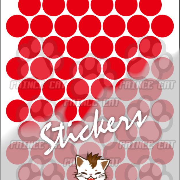 24X24紅圓。腮紅