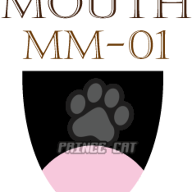 黑底粉紅舌-無牙