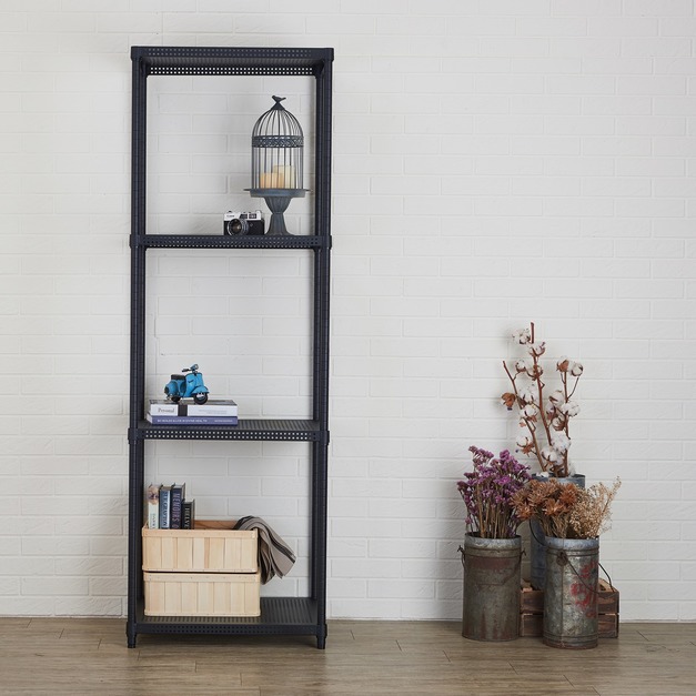 46深*60寬*180高-四層黑色(普通型)