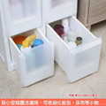 《真心良品》三比八隙縫單抽收納櫃(附輪)-2入組_1