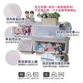 《真心良品》依布直取可疊式收納箱23L(2入)+46L(2入)_3