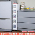 《真心良品》三比八隙縫五抽收納櫃(附輪)-1入組_1