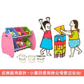 《真心良品x樹德》喵頭鷹六格玩具收納架_1