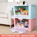 《真心良品》梅莉莎雙開式收納箱附輪70L -3入組（分色）_4
