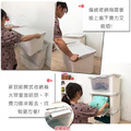 《真心良品》梅莉莎雙開式收納箱附輪70L -3入組（分色）_8