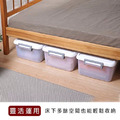《真心良品》白瑟掀蓋式收納整理箱17L-3入組_7
