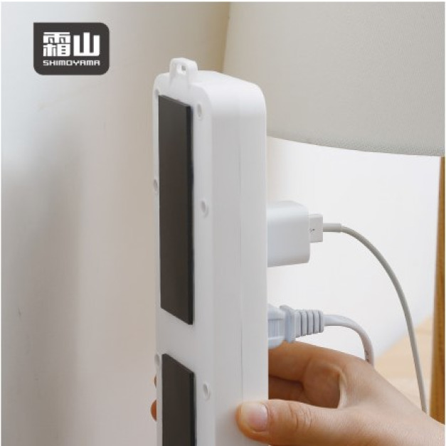 【日本霜山】長形磁鐵磁力貼(附背膠)-6入