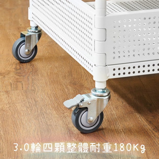 TPR高強度 - 3.0英吋培林輪 (一組 4顆) /  附安全夾具
