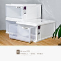 HOUSE 中純白一層收納櫃19L* 3入（652041）