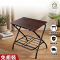 【ROOMIX台灣製】超穩耐用 折疊桌 行李架 床邊桌 露營桌 遊戲桌 小茶几 置物架（分色）_1