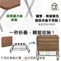 【ROOMIX台灣製】超穩耐用 折疊桌 行李架 床邊桌 露營桌 遊戲桌 小茶几 置物架（分色）_7