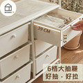 【可調高度】韓系六格抽屜衣架 移動式掛衣架 落地衣帽架 置物架 收納櫃 伸縮曬衣架_5