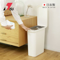 【日本RISU】日本製纖形雙蓋防臭彈蓋式垃圾桶-21L_1