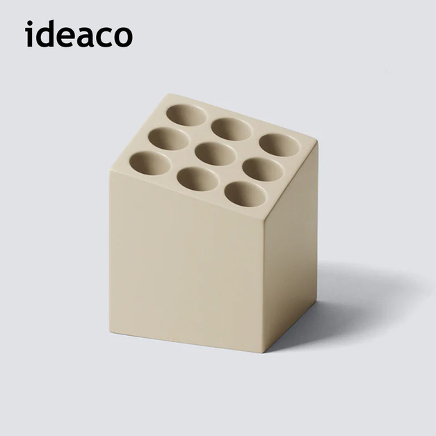 【日本ideaco】CUBE 砂岩9孔雨傘架-多色可選