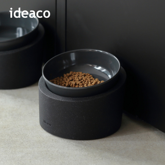 【日本ideaco】寵物餵食護頸斜口碗架套組(低款)-多款可選
