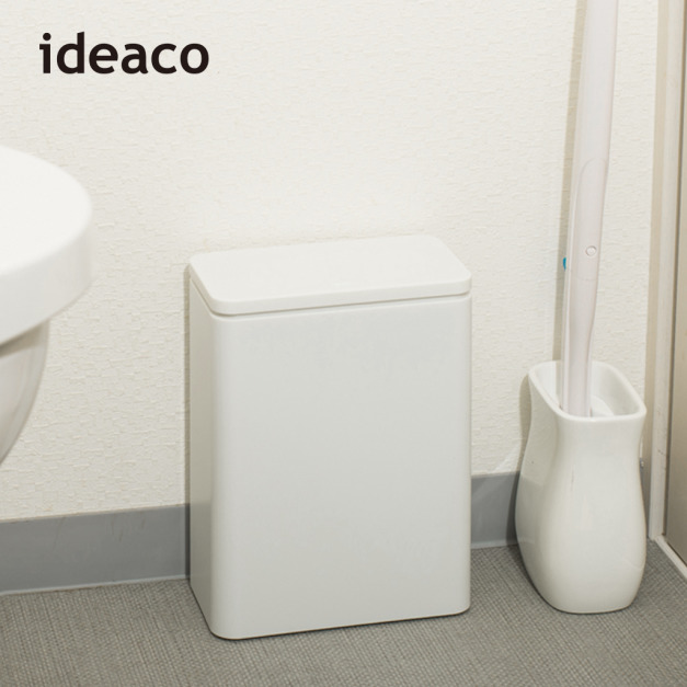 【日本ideaco】防臭按壓式桌邊/落地垃圾桶-3L