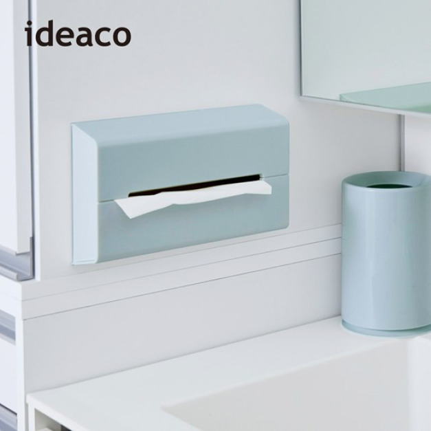 【日本ideaco】ABS壁掛/桌上兩用面紙架