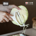 【日本霜山】日本製寬面斜刃省力高麗菜刨絲器/削皮刨片刀_4
