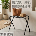【Roomix】台灣製升級款行李架 ｜加粗鐵管 耐重穩固｜黑沙色工業風DIY組裝（71056RD）_13