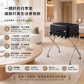 【Roomix】台灣製升級款行李架 ｜加粗鐵管 耐重穩固｜黑沙色工業風DIY組裝（71056RD）_2