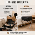 【Roomix】台灣製升級款行李架 ｜加粗鐵管 耐重穩固｜黑沙色工業風DIY組裝（71056RD）_3