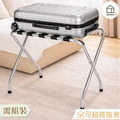 【Roomix】台灣製升級款行李架 ｜加粗鐵管 耐重穩固｜黑沙色工業風DIY組裝（71056RD）_4