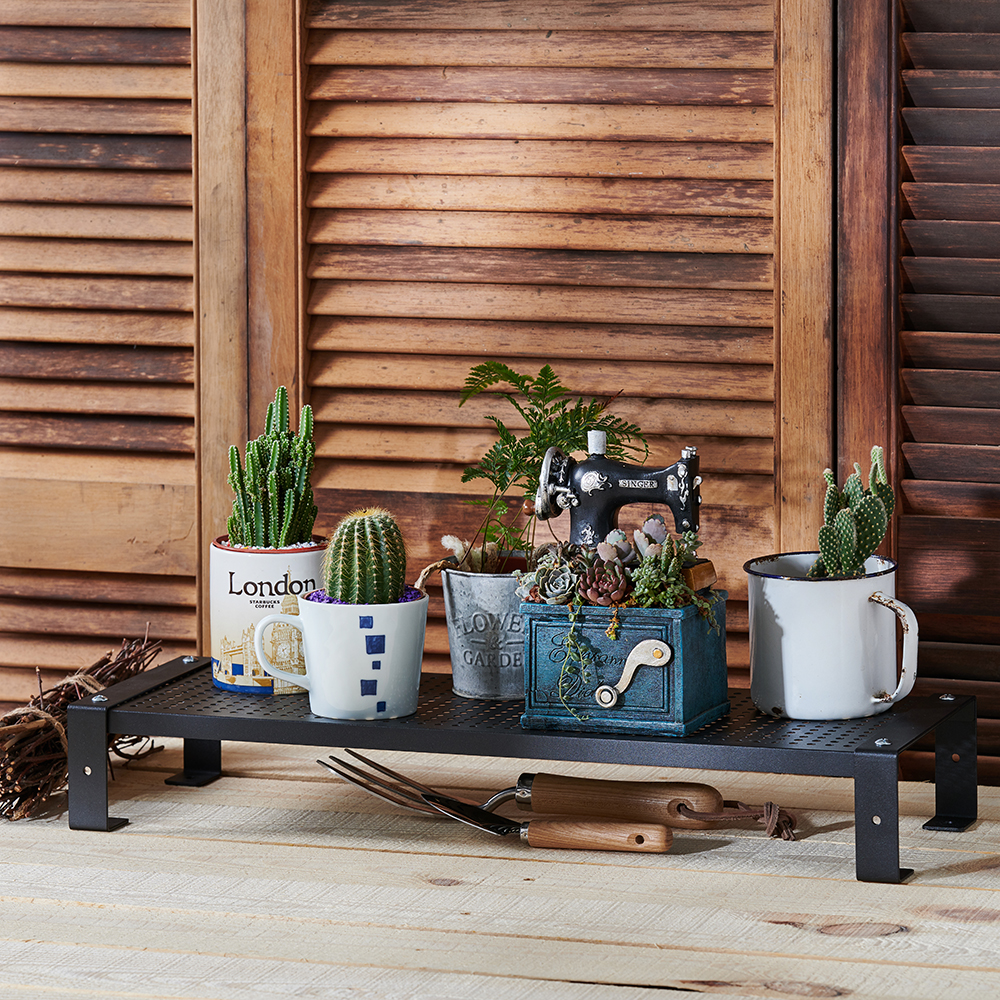 <收納>增高收納架-黑色