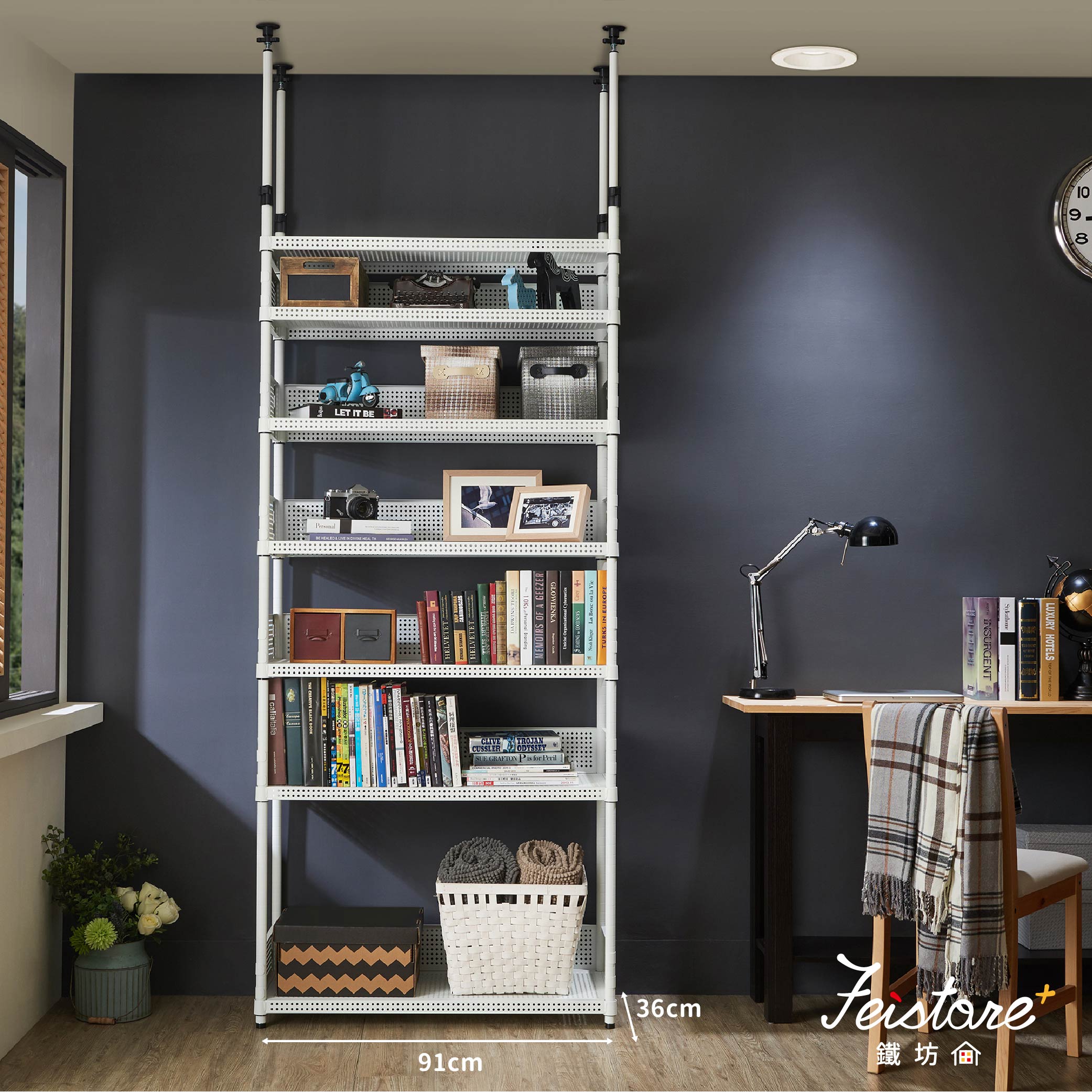 Ⓐ七層頂天書架/一型耐重版