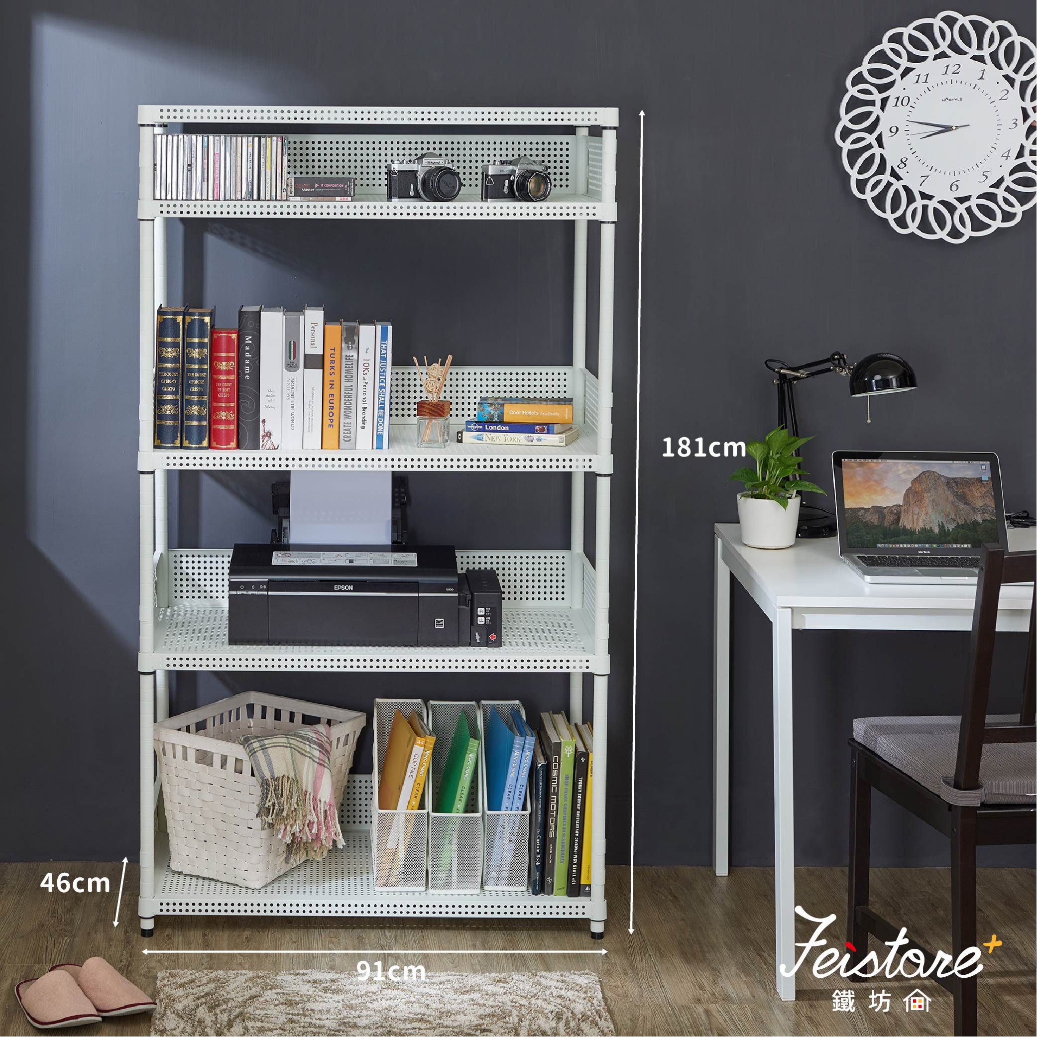 Ⓑ五層書架/一型耐重版