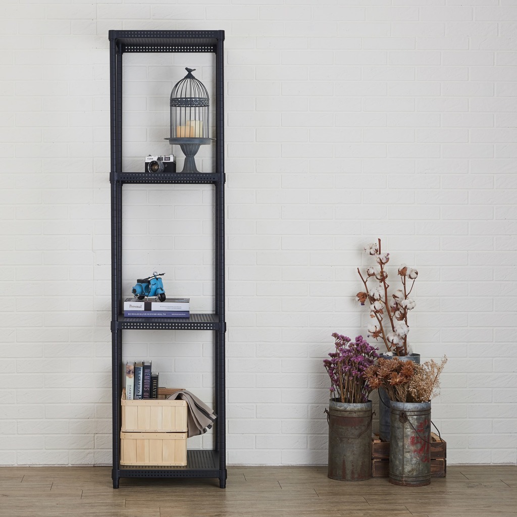 30深*46寬*180高-四層黑色(普通型)(預購)