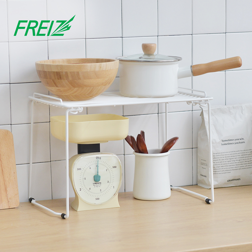 【日本和平FREIZ】Blance 層疊式桌上/水槽下置物架-加大款