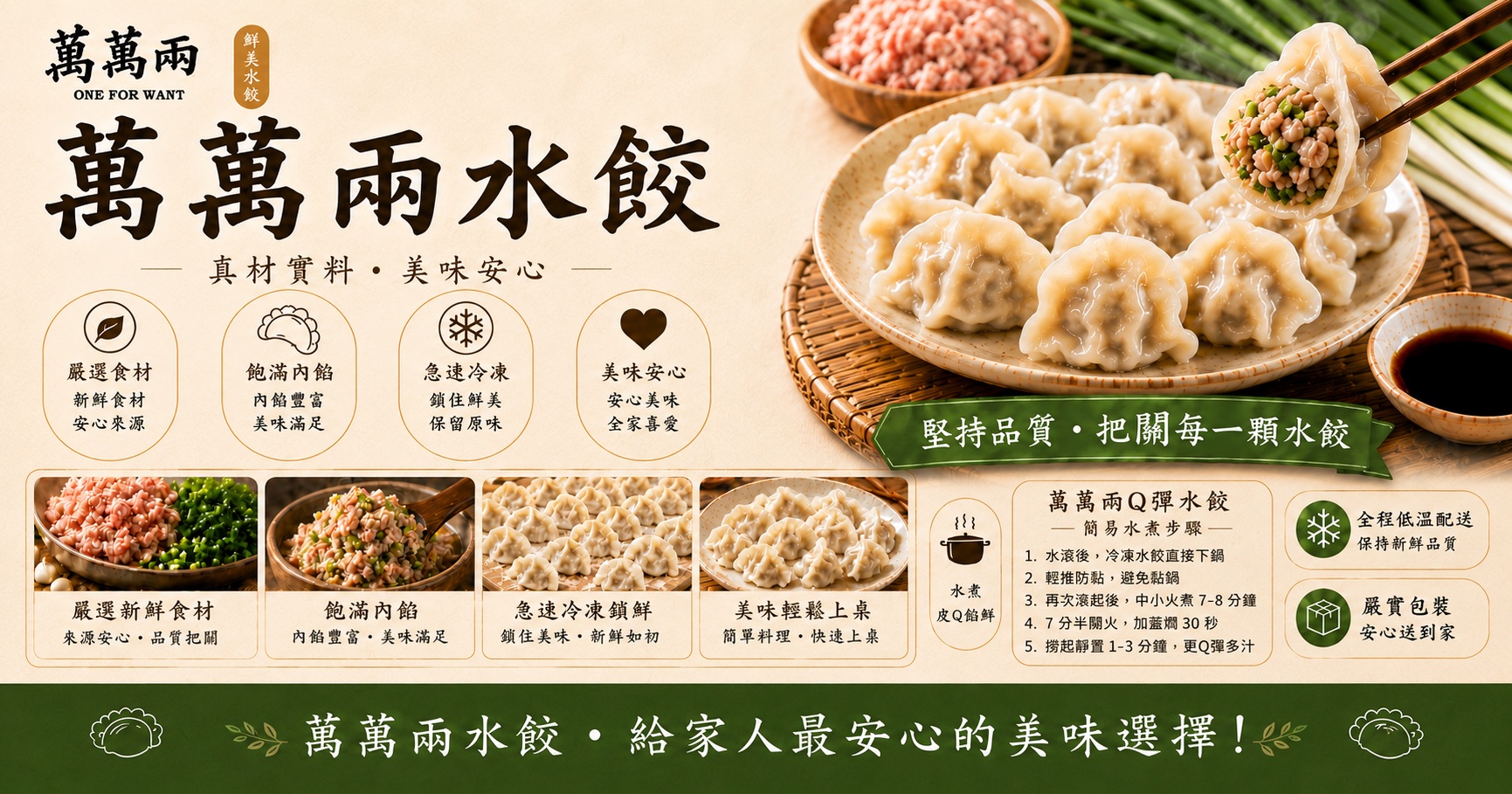 萬萬兩水餃｜鐵坊會員團購 