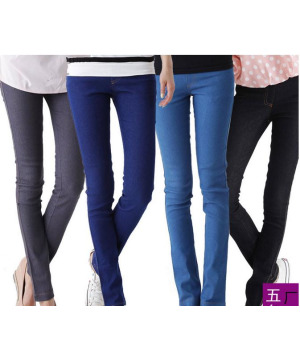 現貨深藍XL-EJ0003小直筒牛仔褲$590