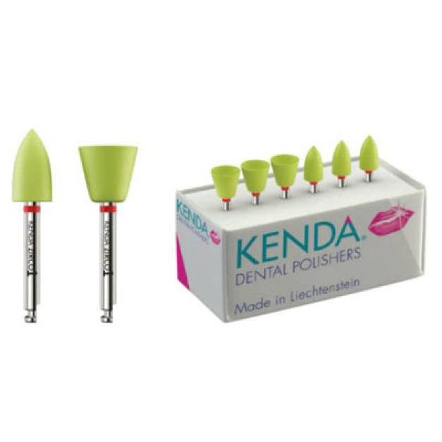 [彎機] KENDA Zirco1 口內氧化鋯和所有陶瓷鑽石拋光一步組 (6 pcs)