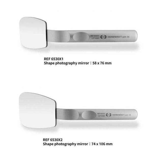 Rhodium Photo Mirrors with handle