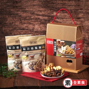 【愛D菇】綜合菇脆餅禮盒(2入)