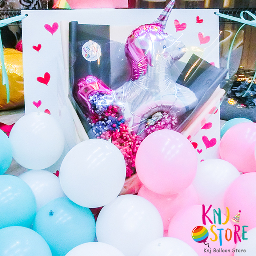 氣球滿出來驚喜箱