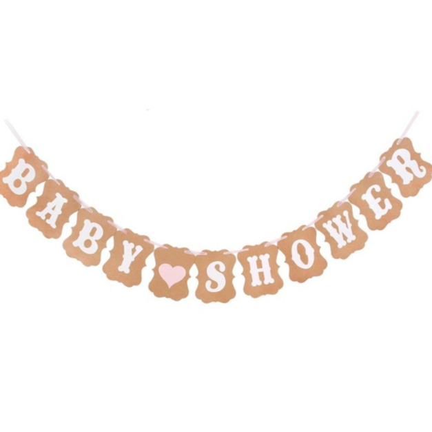 BABY❤︎SHOWER粉色愛心