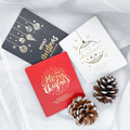 聖誕質感燙金卡片