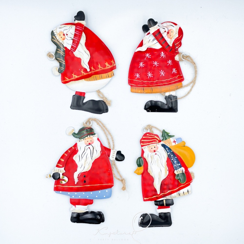 歪腰老公公鐵件飾品[4件一組]