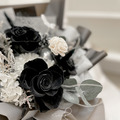 霸氣黑永生玫瑰花束－大_3