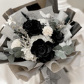 霸氣黑永生玫瑰花束－大_1
