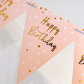 燙金點點生日三角吊旗_2