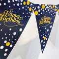 燙金點點生日三角吊旗_5