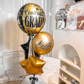 【絢麗2024】畢業空飄氣球-經典黑金
