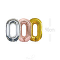 40吋數字氣球（金/銀/玫瑰金）_1
