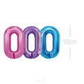40吋數字氣球(藍/粉/紫）_1