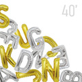 40吋字母氣球(金/銀)