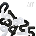 40吋數字氣球(黑白色系）