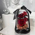紅玫瑰永生玻璃花盅_1